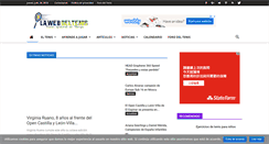 Desktop Screenshot of lawebdeltenis.net